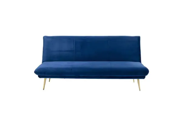 Sofá tapizado cama Soda azul