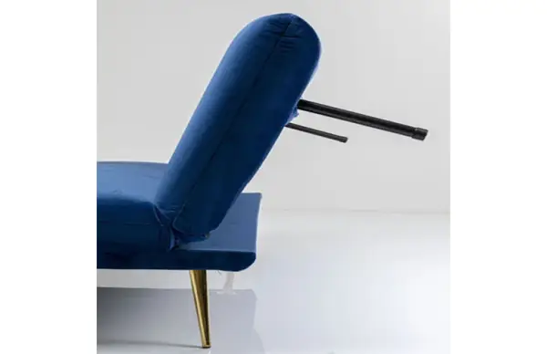 Sofá tapizado cama Soda azul