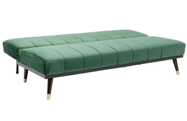 Sofá cama tapizado verde Whisky