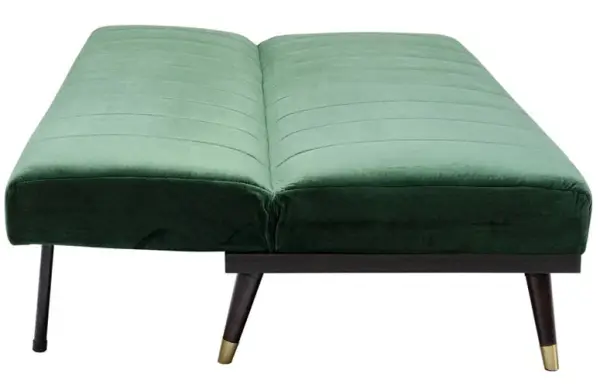 Sofá cama tapizado verde Whisky