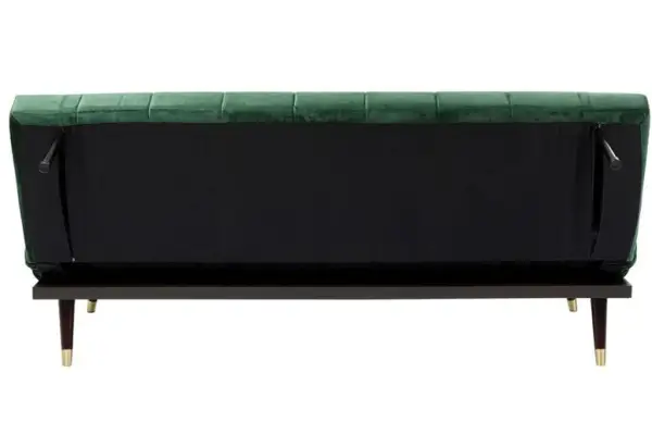 Sofá cama tapizado verde Whisky