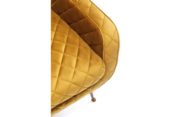 Sillón Nonna tapizado amarillo