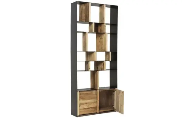 Estantería Storm madera 2 puertas