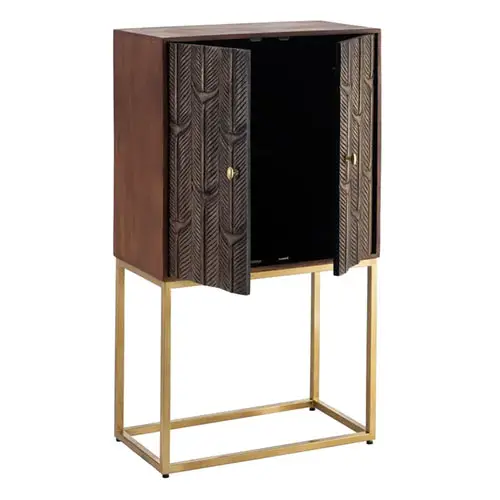 Armario etnico dos puertas de madera