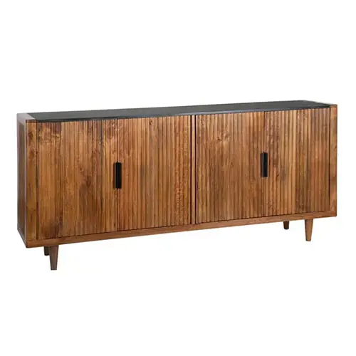 Aparador etnico de madera oscura
