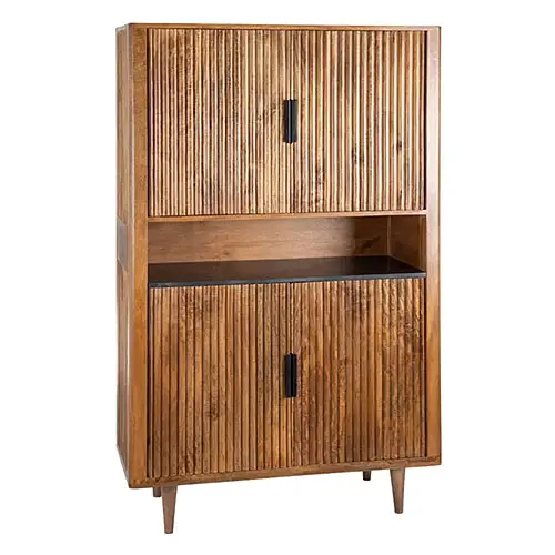 armario vintage en madera oscura