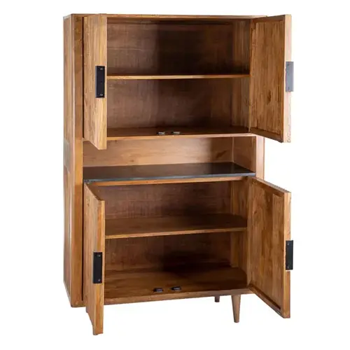 armario vintage en madera oscura