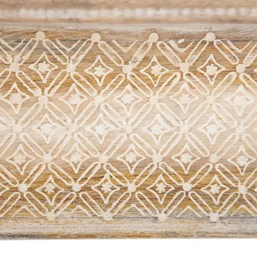 Consola vintage de madera natural