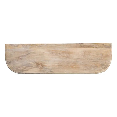 Consola vintage de madera natural