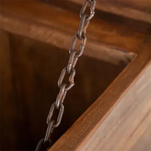 baul de madera natural teka