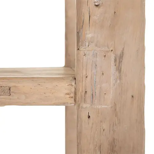 Estanteria de tres baldas de madera de pino natural