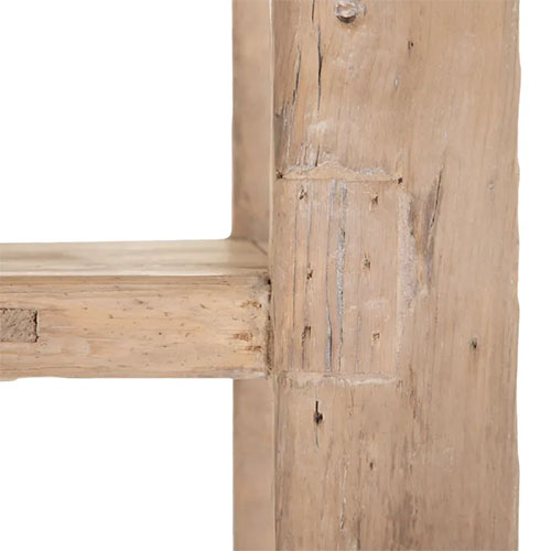 Estanteria de tres baldas de madera de pino natural
