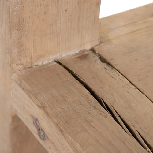 Estanteria de tres baldas de madera de pino natural