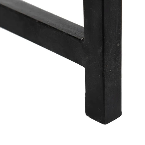 Mueble auxiliar de madera de mango natural