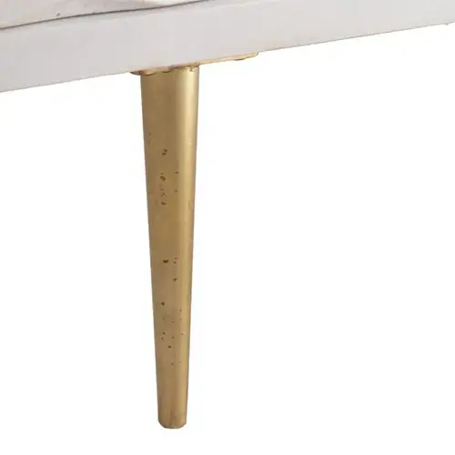 Aparador vintage de madera blanca rasgada