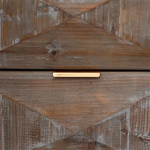 mueble tv vintage de madera de pino