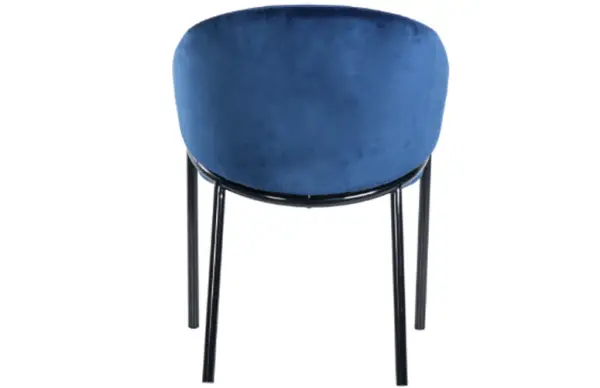 Silla Velvet Atlanta azul