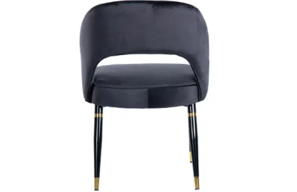 Silla Velvet Houston terciopelo negro