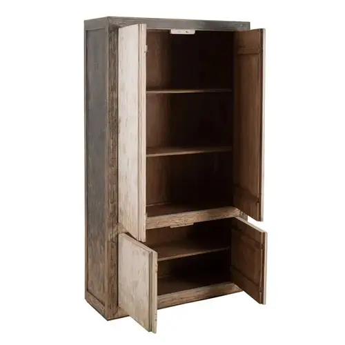 armario de madera de pino natural