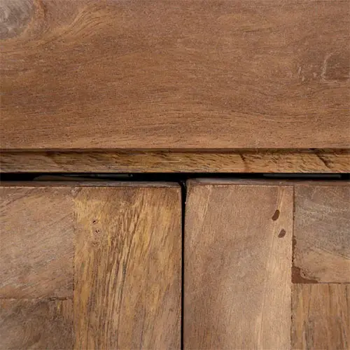 mueble TV de madera natural