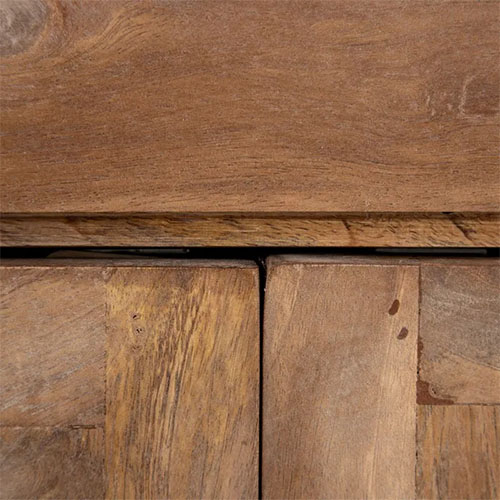mueble TV de madera natural