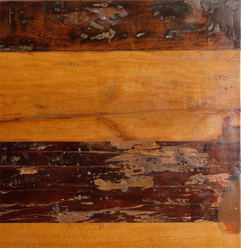 mesa comedor elevable de madera natural