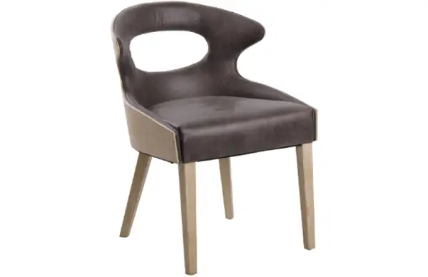 Silla Vesturland madera olmo gris
