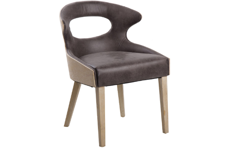 Silla Vesturland madera olmo gris