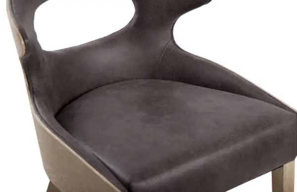 Silla Vesturland madera olmo gris