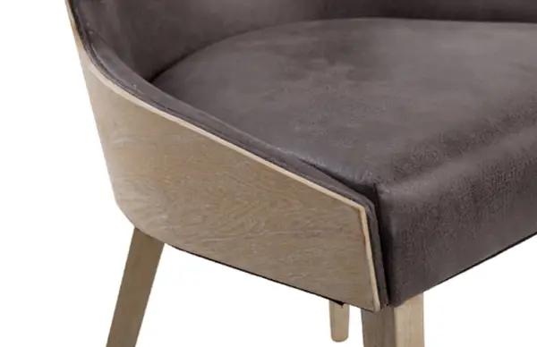 Silla Vesturland madera olmo gris