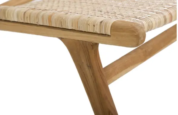 Silla Depok madera natural 78x64 cms