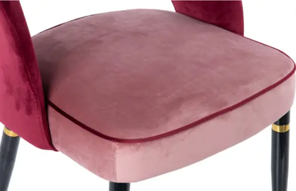 Silla Velvet Houston rosa