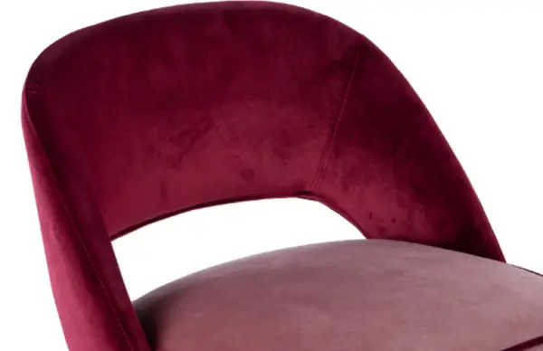 Taburete Velvet Norfolk rosa