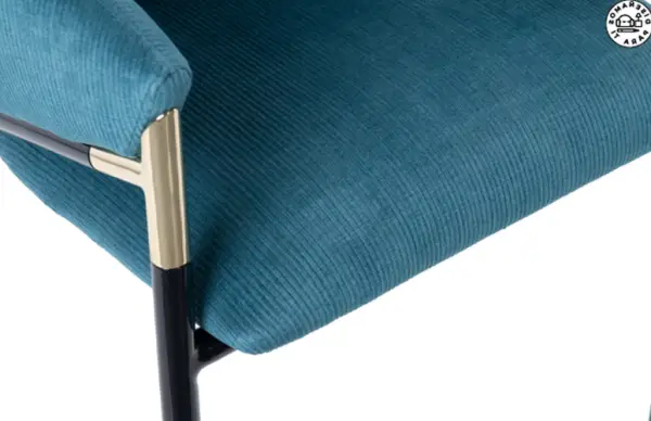 Silla Velvet Atlanta terciopelo azul