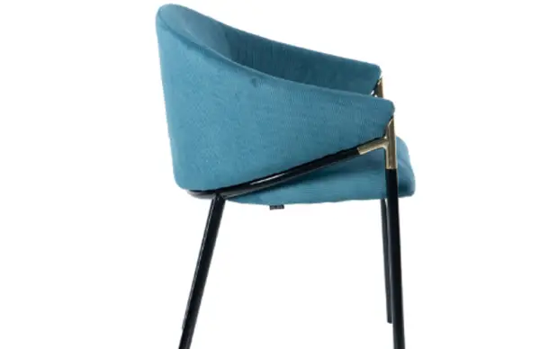 Silla Velvet Atlanta terciopelo azul