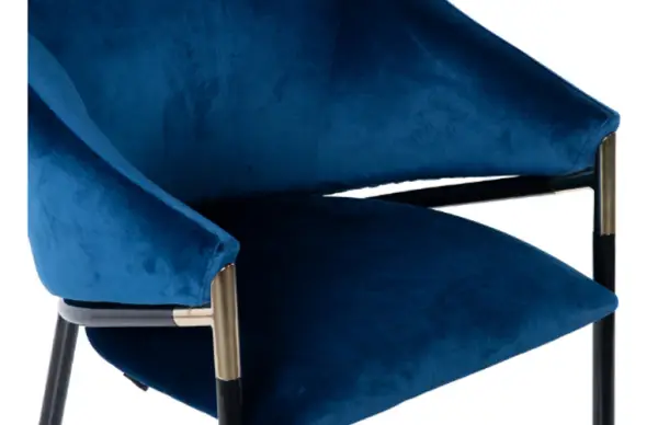 Silla Velvet Atlanta terciopelo hierro 57x57x79 cms
