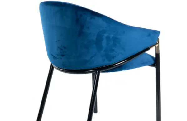 Silla Velvet Atlanta terciopelo hierro 57x57x79 cms
