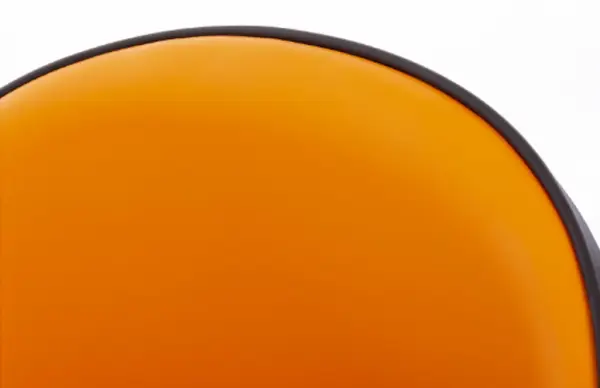 Silla Velvet Texas madera naranja