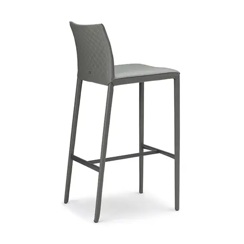 Taburete bar y cocina revestido Norma Couture Cattelan Italia