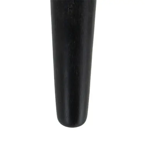 Mesa auxiliar blanca y negra de madera