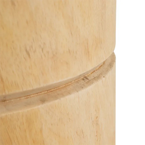 Mesa auxiliar de madera suar natural