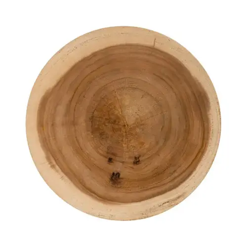 Mesa auxiliar madera suar forma copa invertida
