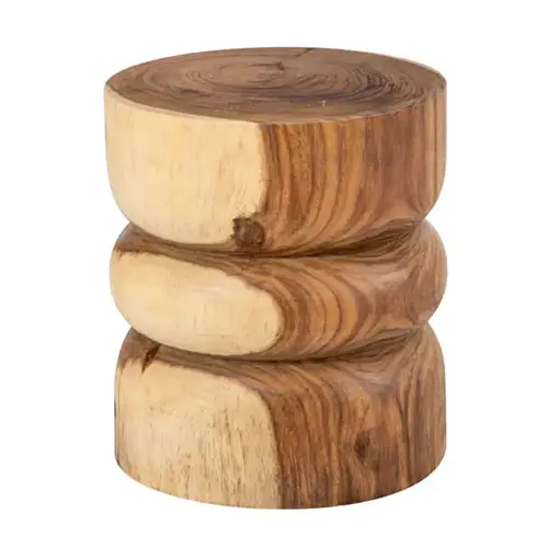 Mesa auxiliar madera de suar natural