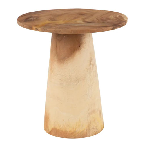 Mesa auxiliar madera de suar natural