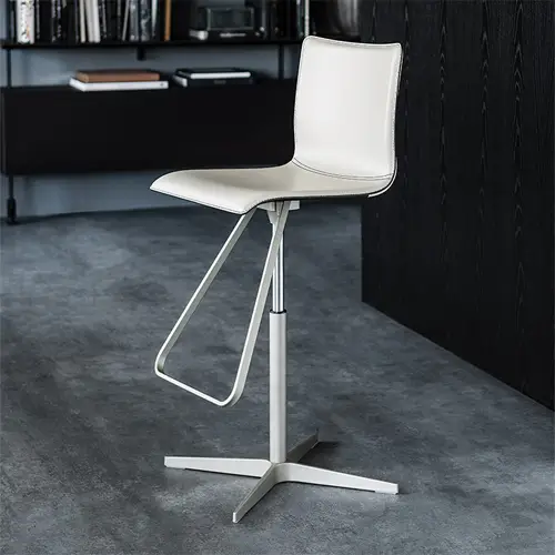 Taburete regulable tapizado Toto X Cattelan italia