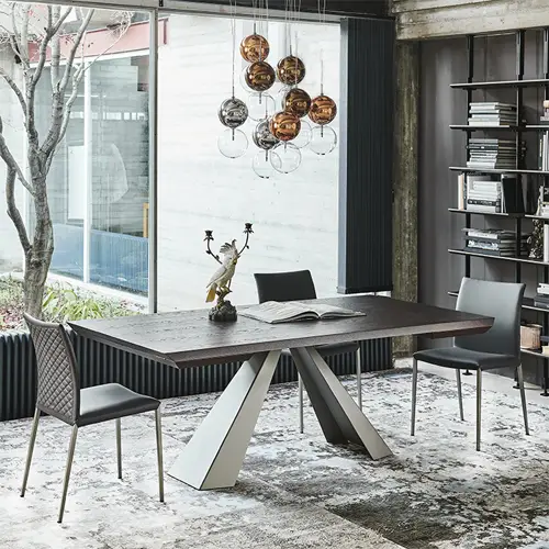 Mesa de comedor extensible Eliot Wood Drive