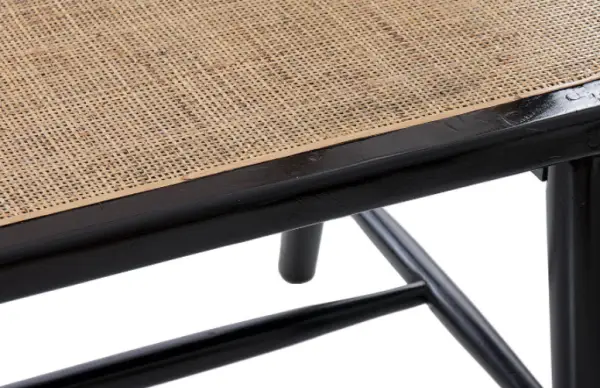 Banco Bikaner madera ratán