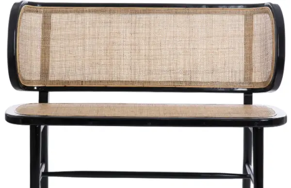 Banco Bikaner madera ratán