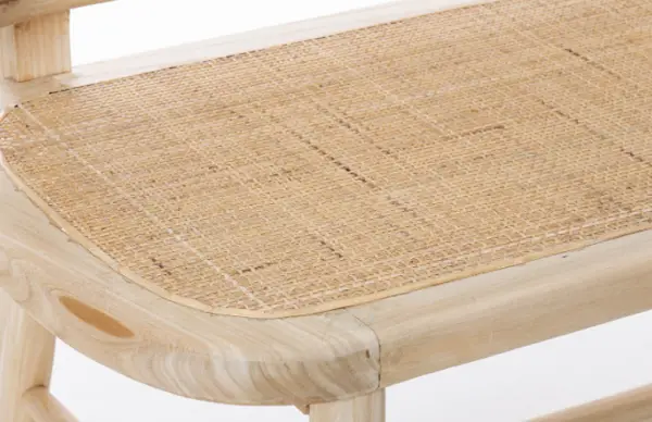 Banco Nagpur madera rectángular