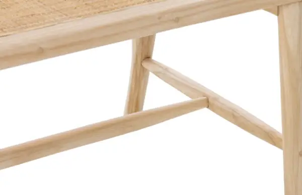 Banco Nagpur madera rectángular